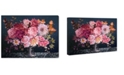 Oliver Gal Royal Navy Bouquet Floral and Botanical Wall Art Collection